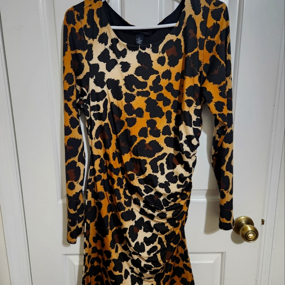 INC Leopard Dress